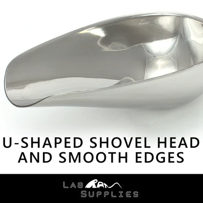 12 oz Stainless Steel Scoop, 10” L x 3.3” W | for Ice, Dog & Cat Food, Popcorn, Coffee, Candy, Sugar, Flour, Dry Goods, etc.