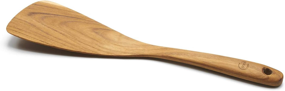 Teak Wooden Slotted Spatula Turner | Durable, Healthy, High Moist Resistance Teak Wood Spatula for Non Stick Cookware