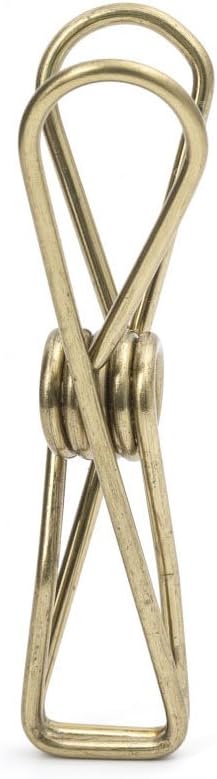 Kikkerland Rainbow Bag Clips, Set of 8, Multicolor