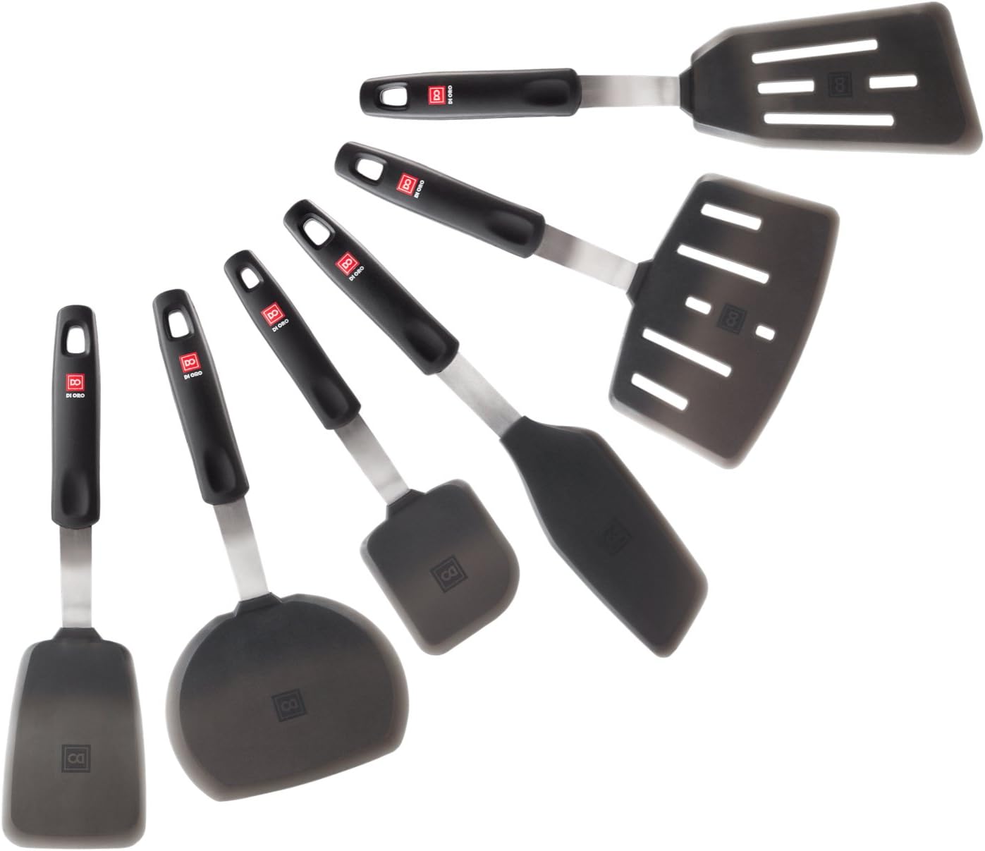 Spatulas for Kitchen Use - Forever Warranty - 600°F Heat-Resistant Silicone - Turner Spatula Set for Cooking - BPA Free Wide Pancake Spatulas - Egg Flippers for Nonstick Cookware Safe (3pc)