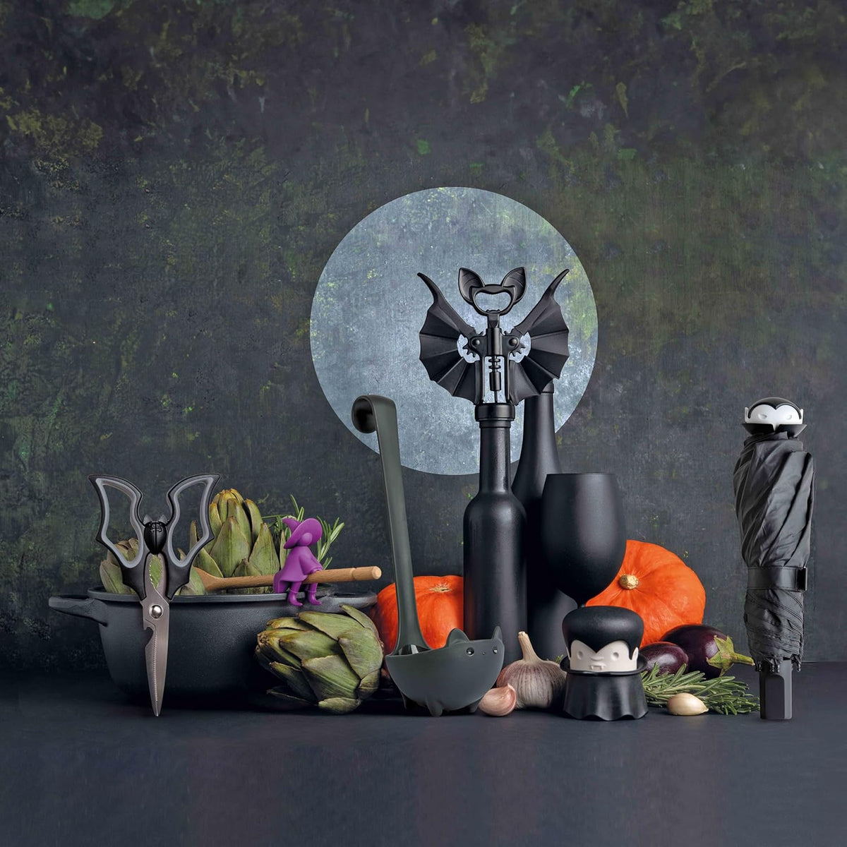 Original Elizabat Kitchen Scissors - Halloween Goth Cute Bat Kitchen Shears, Bat Scissors, Gothic Scissors Utensils - Spooky Bats Halloween Gifts, Cute Gadgets, Kitchen Gadgets