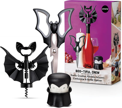 Original Elizabat Kitchen Scissors - Halloween Goth Cute Bat Kitchen Shears, Bat Scissors, Gothic Scissors Utensils - Spooky Bats Halloween Gifts, Cute Gadgets, Kitchen Gadgets