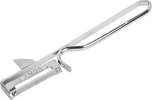 Swivel Vegetable & Fruit Peeler (Famos) with Stainless Steel Blade, Precision Swivel Kitchen Peeler with Integrated Potato Eye Remover, Potato Peeler, Apple, Lemon & Others