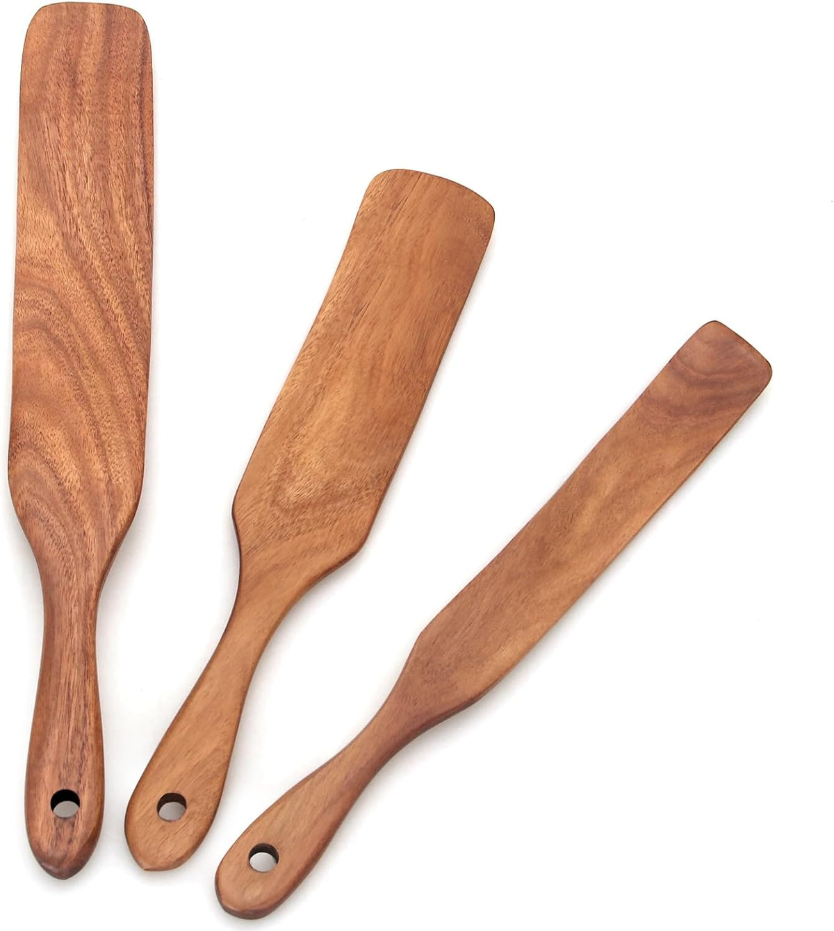 Wooden Spurtle Spatula Set for Sourdough Bread Making Supplies Essentials