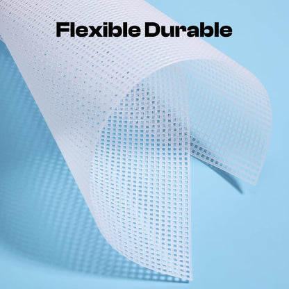 7 Count Plastic Mesh Canvas Sheets for Embroidery