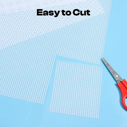 7 Count Plastic Mesh Canvas Sheets for Embroidery