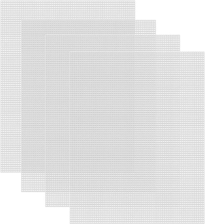 7 Count Plastic Mesh Canvas Sheets for Embroidery