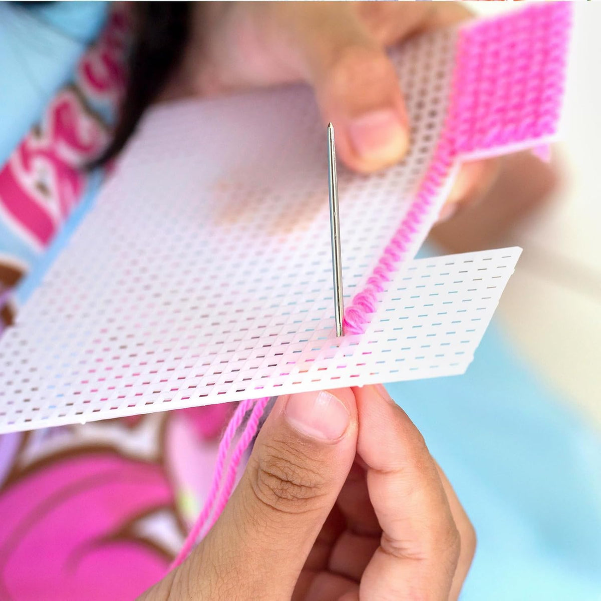 7 Count Plastic Mesh Canvas Sheets for Embroidery