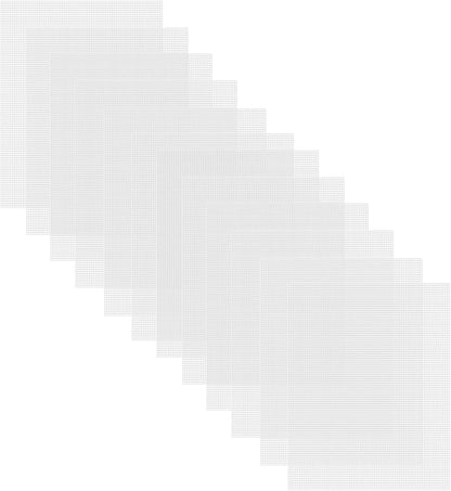 7 Count Plastic Mesh Canvas Sheets for Embroidery