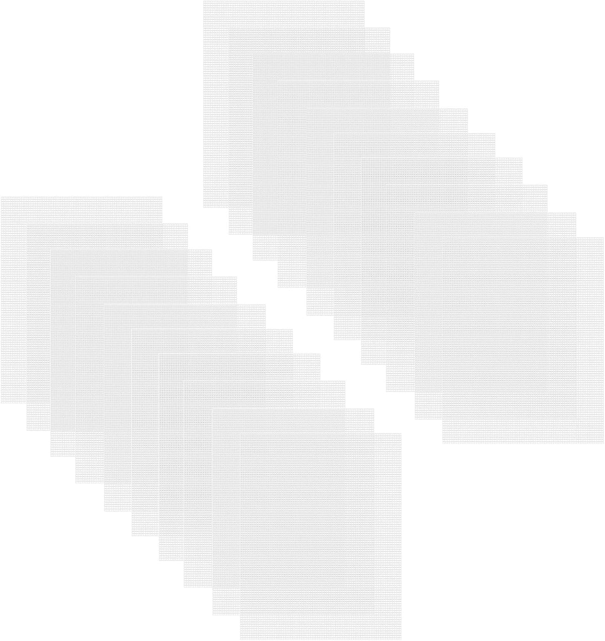 7 Count Plastic Mesh Canvas Sheets for Embroidery