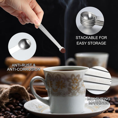 5 Pcs 1/8 Teaspoon Measuring Spoons Mini Spoons Stainless Steel Measuring Spoons Small Dessert Spoons For Kitchen Family Cafe Scooping Spices Oil And Cooking Wine 1/8 tsp (Silver)