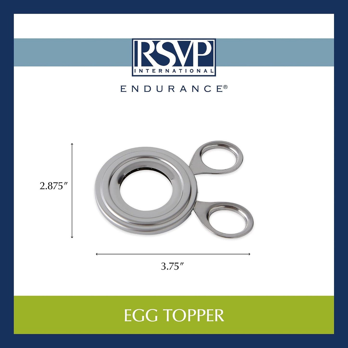 Endurance Kitchen Tool Collection Durable & Easy to Clean, Dishwasher Safe, Egg Topper, Stainless Steel
