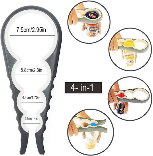 Easy-Twist Jar Opener: Maxracy Effortless Lid Opening for Weak Hands & Arthritis | Versatile Bottle Opener | Jar Openers & Bottle Openers