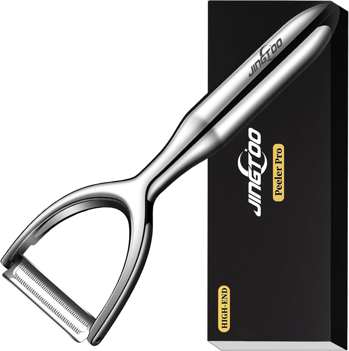 JINGTO Premium Vegetable Peeler Stainless Steel, Ultra Sharp Potato Peeler