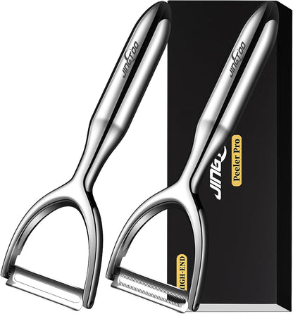 JINGTO Premium Vegetable Peeler Stainless Steel, Ultra Sharp Potato Peeler