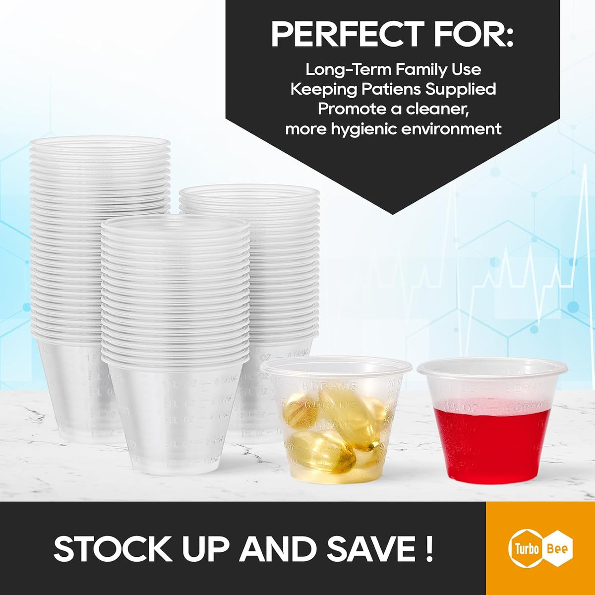 Disposable Medicine Cups (1 oz) 1200 Pack,Small Plastic Measuring Cups for Medical Purposes, or Mixing and Measuring Resin, Epoxy, DIY Arts, Paint