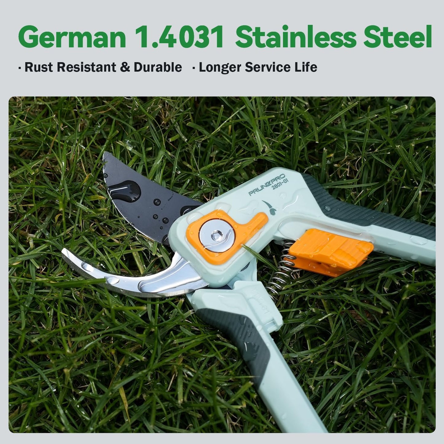 Pruning Shears Gardening Scissors Set Professional Hand Pruner Sharp Stainless Steel Blade Garden Scissors Plant Flower Garden Clipper