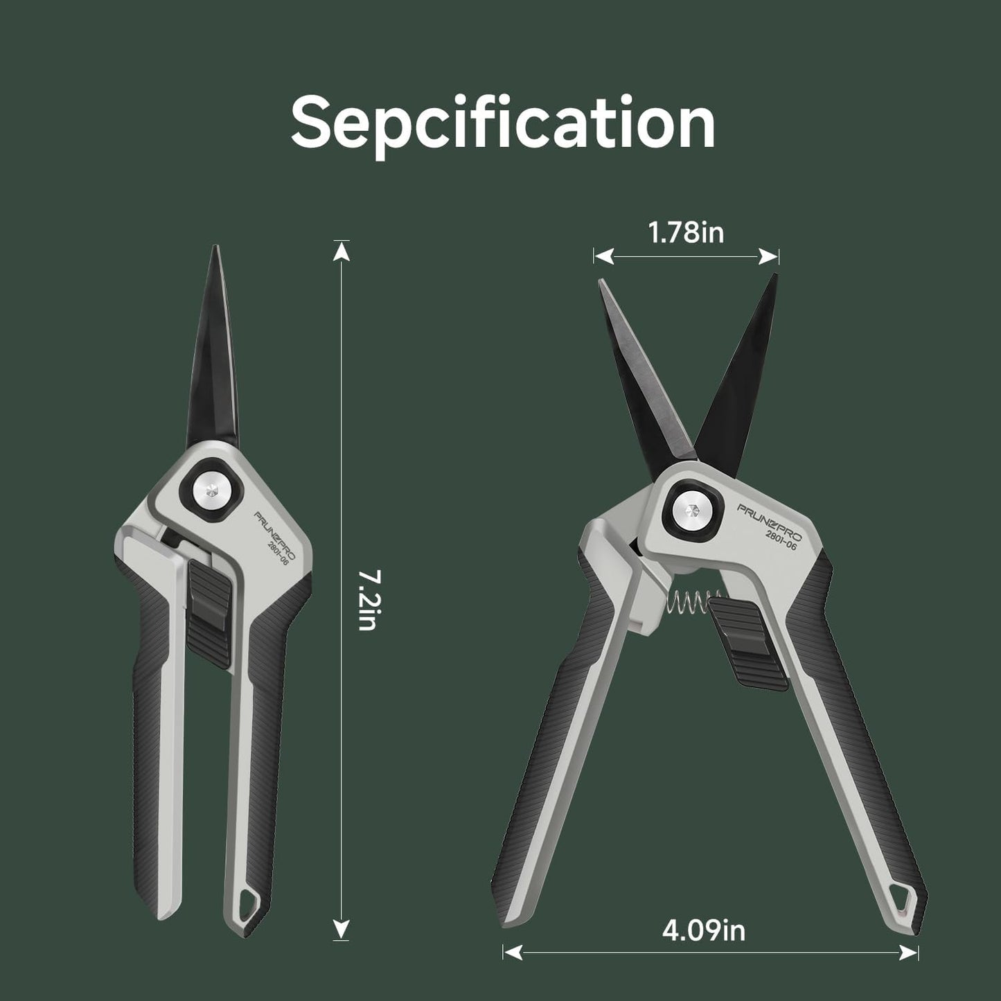 Pruning Shears Gardening Scissors Set Professional Hand Pruner Sharp Stainless Steel Blade Garden Scissors Plant Flower Garden Clipper