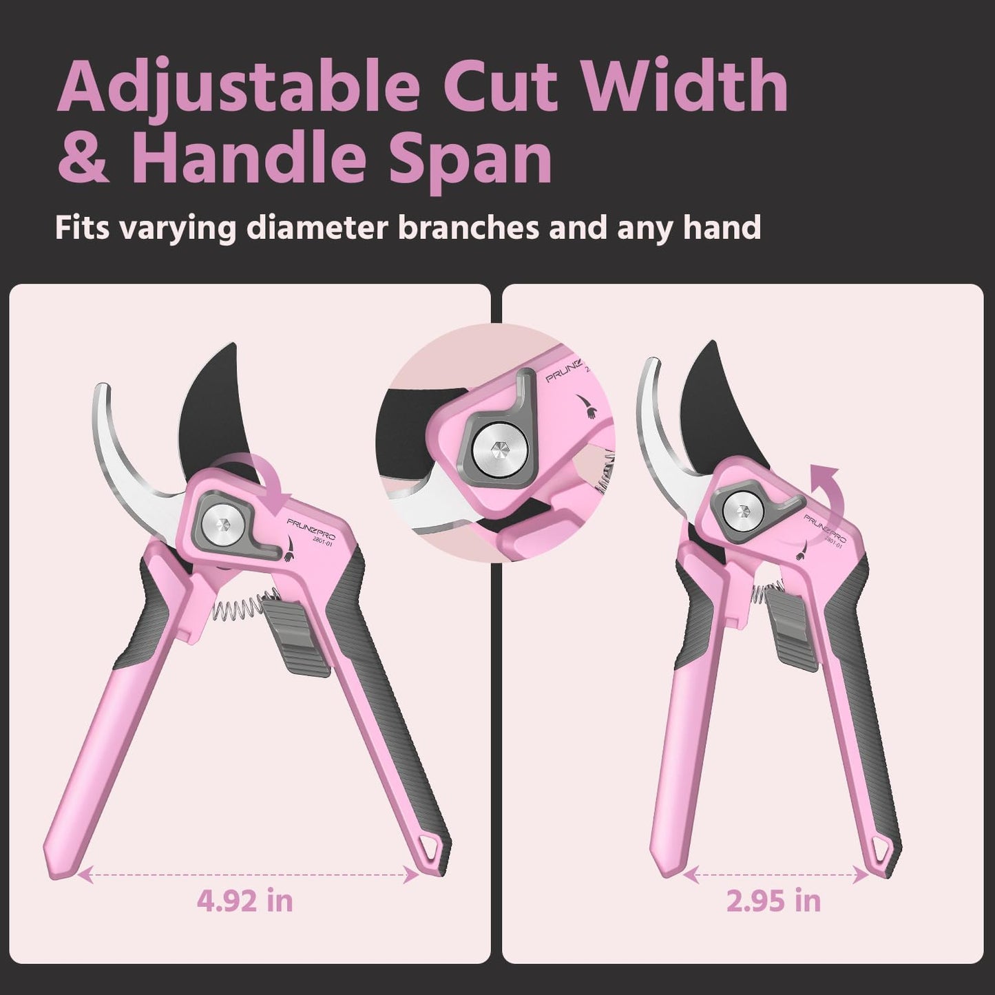 Pruning Shears Gardening Scissors Set Professional Hand Pruner Sharp Stainless Steel Blade Garden Scissors Plant Flower Garden Clipper