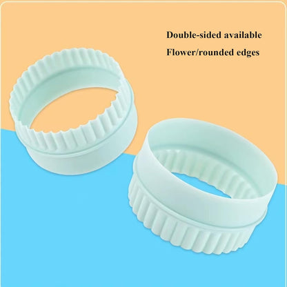 Cookie Cutters, 8 PCS Ideal Biscuit Cutter Tool, Highly Versatile Round & Circle Cutter, Perfect for Creating Unique Shaped Biscuits and Cookies