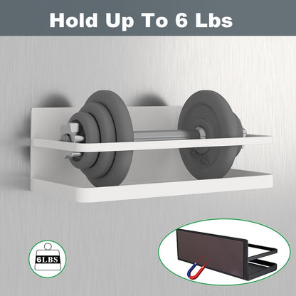 2 Pack Magnetic Spice Rack, Easy to Install on The Side of Refrigerator/Space Saving Kitchen Organization Shelf Organizer for Cabinet