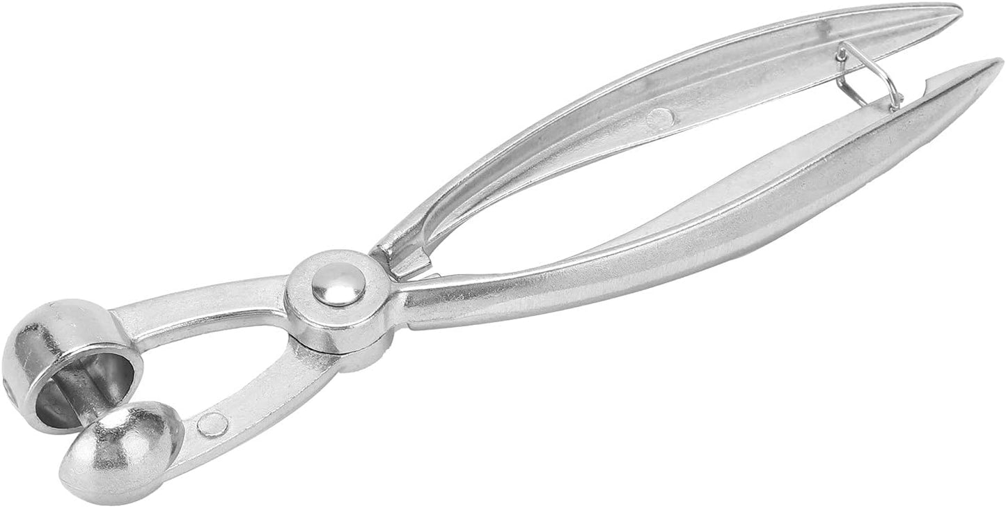 Aluminum Alloy Cherry Pitter Tool, Hand Cherry Stone Remover | Professional, for Cherries & Olives, Ergonomic Cherry Corer with Hanging Rings, Cherry Pitting Tool (7.5 Inch)