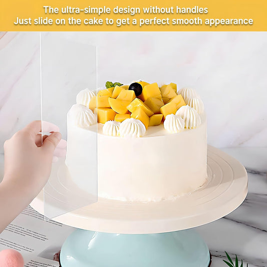 Cake Scraper for Tall Cake Decorating,Smoothe Acrylic Material,8 Inch
