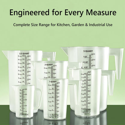 16 oz (2 Cup) Liquid Measuring Cup, Food-Grade Plastic Measuring Cup with Laser-Etched Markings, Clear Single Measuring Cup