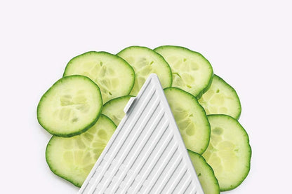 Universal Mandoline Vegetable Slicer | 3 Inserts For Fruit / Cheese / French Fries - Made in Germany - Premium Quality