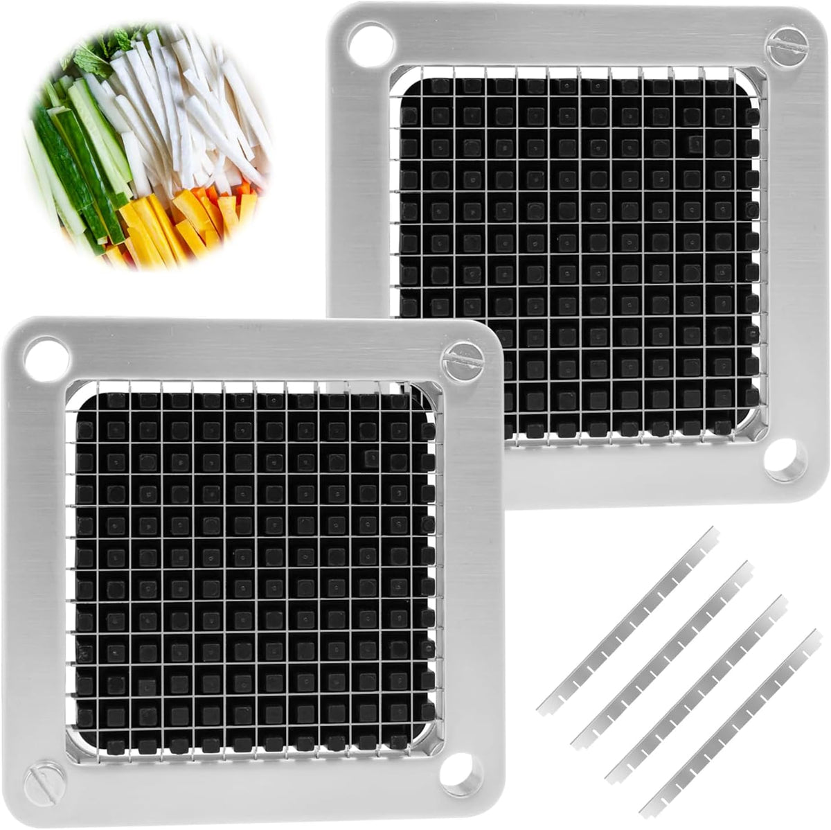 Replacement Chopper 3/8" Blade, Commercial Vegetable Chopper Dicer