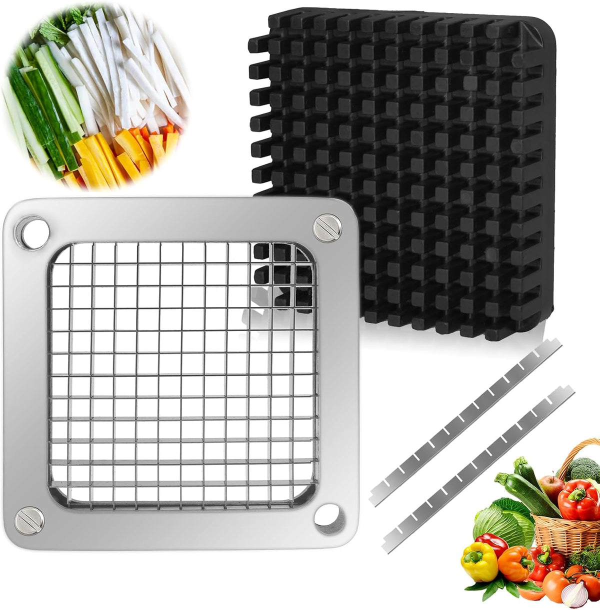 Replacement Chopper 3/8" Blade, Commercial Vegetable Chopper Dicer