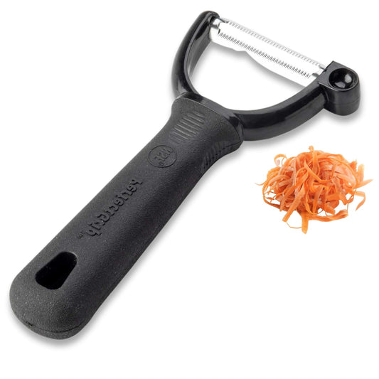 10987 Perfect Grip "Y" Peeler, 5-3/4" x 2-3/4" x 1", Serrated Edge, Stainless Steel (Replaces E5602-SE)