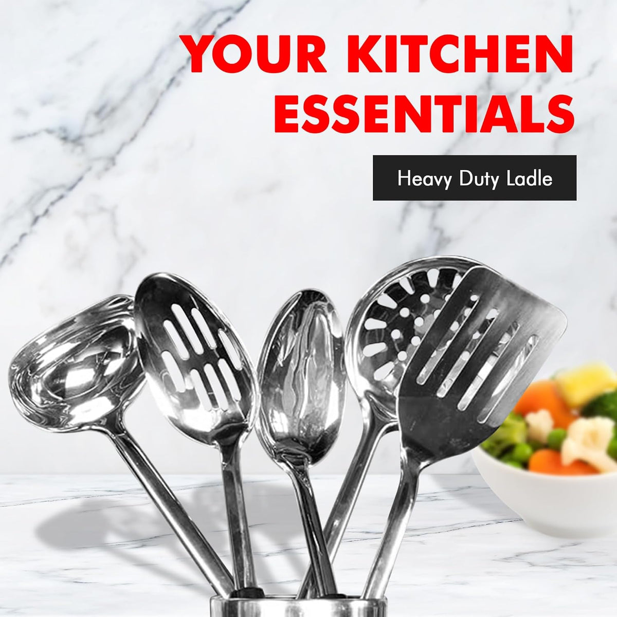 Select Ladle, 12 inch, Stainless Steel