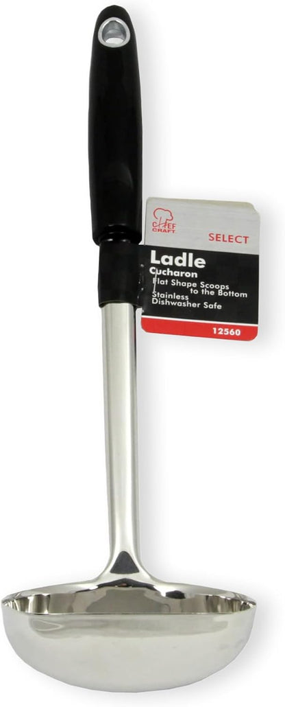 Select Ladle, 12 inch, Stainless Steel