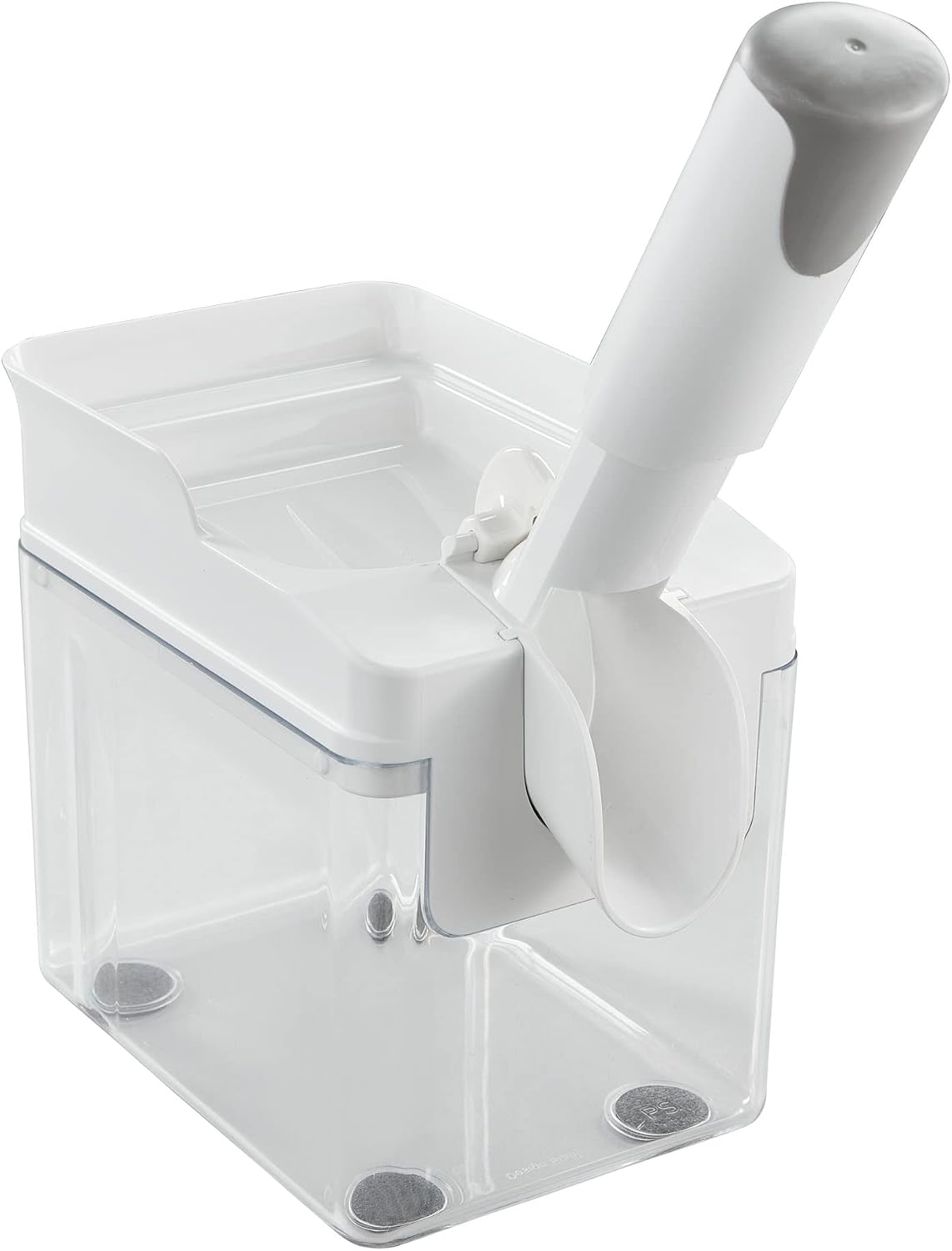 Cherry Stoner Remover – Stainless Steel Plunger Pits 25 Lbs/Hour, Easy-Clean Container, Dishwasher Safe, Ideal for Pies, Canning, Snacking, German Design, Replacement Parts – White