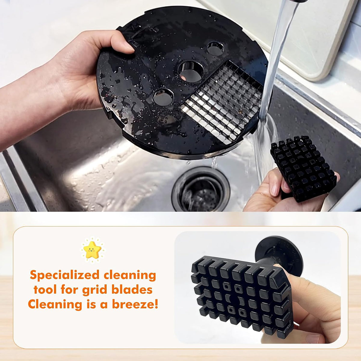 Electric Vegetable Dicer Chopper Commercial Food Processor 3 Blades