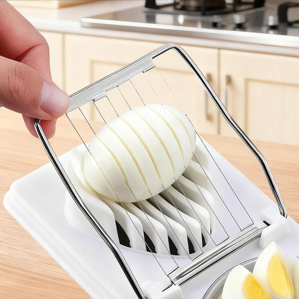 Egg Slicer for Hard Boiled Eggs,Strawberry Slicer,Hard Boiled Egg Slicer