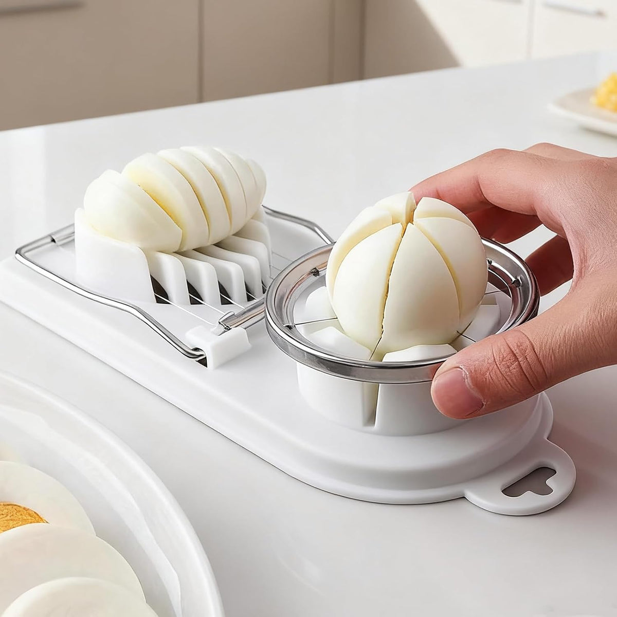 Egg Slicer for Hard Boiled Eggs,Strawberry Slicer,Hard Boiled Egg Slicer