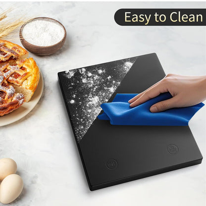 22lb/10kg Food Scale, Precision 0.1oz/1g by Our Professional Scale Factory Since 2001, Kitchen Scales Digital Weight Grams and Ounces for Cooking and Baking, LED, 3*AAA Batteries, Blue
