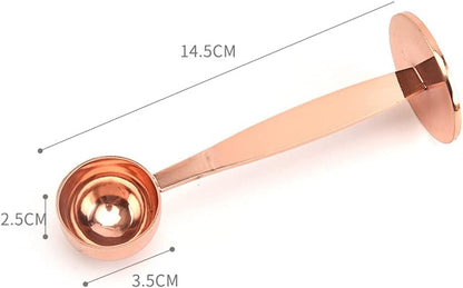 Coffee Scoops, 1 PC 15 ML (1 TPSP) 304 Stainless Steel Tablespoon Long Handle Measuring tablespoon Fits Container for Ground, Brewing, Milk Brewin (5.7inches)