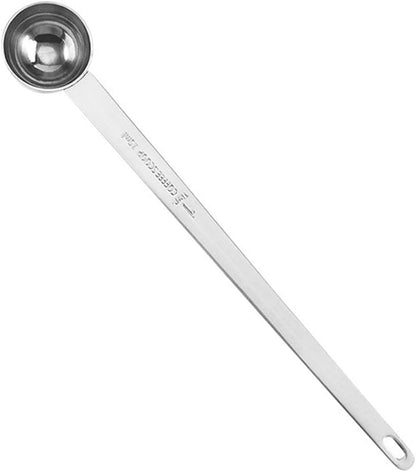 Coffee Scoops, 1 PC 15 ML (1 TPSP) 304 Stainless Steel Tablespoon Long Handle Measuring tablespoon Fits Container for Ground, Brewing, Milk Brewin (5.7inches)