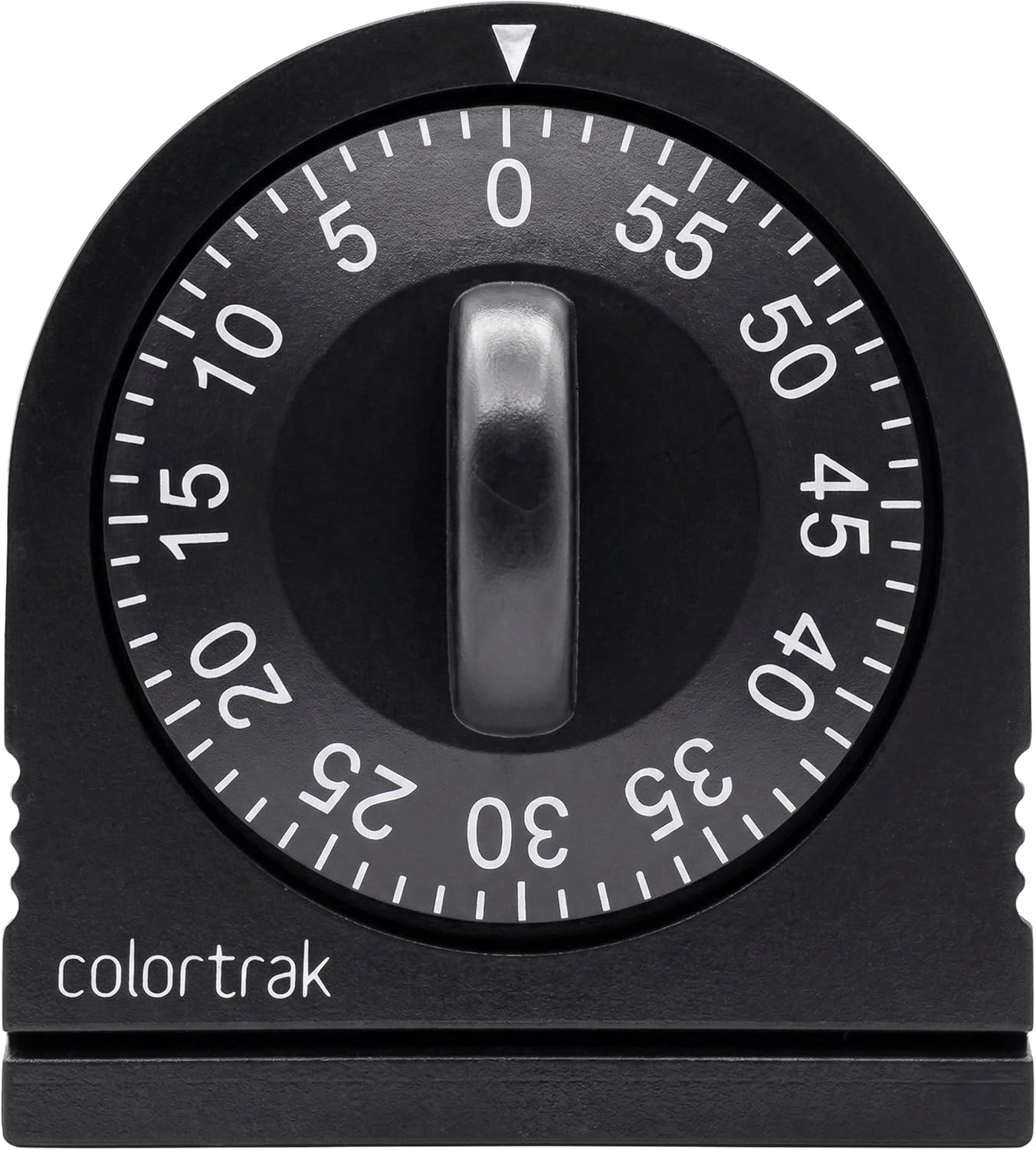 60 Minute Wind Up Timer, Salon Hair Color Processing Timer, Mechanical Visual Countdown for Chemical Services, Tanning, Kitchen, and Kids Activities, No Batteries Required, Black