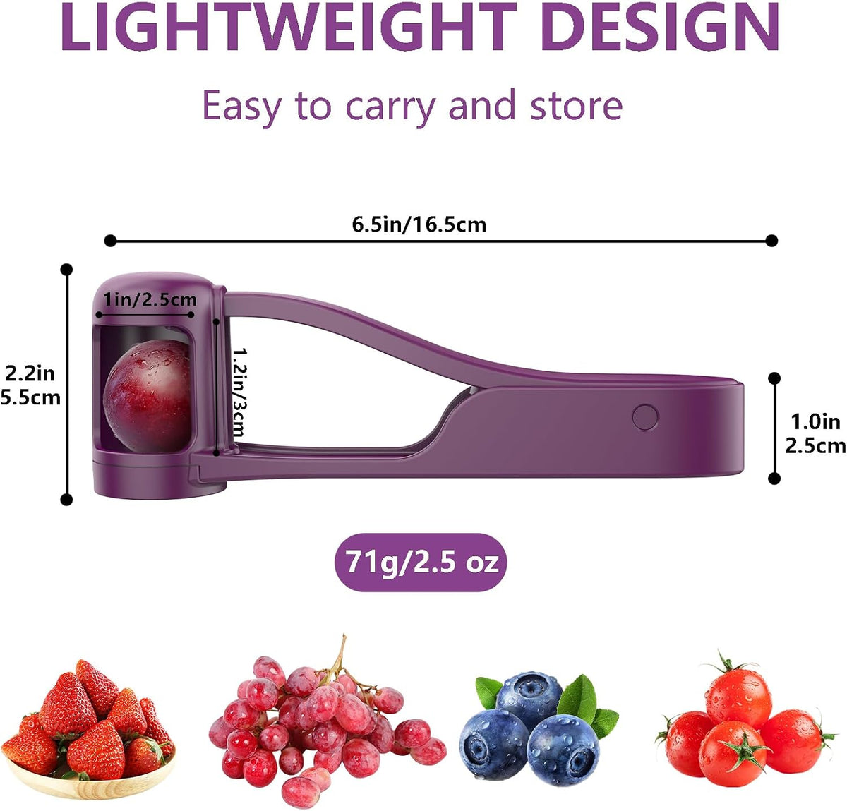 Grape Cutter for Toddlers, Grape Slicer Tool, Grape Tomato Cherry Strawberry Cutter Tools Into 4 Pieces for Vegetable Fruit Salad, Stainless Steel Quarter Grape Slicer Kitchen Gadget