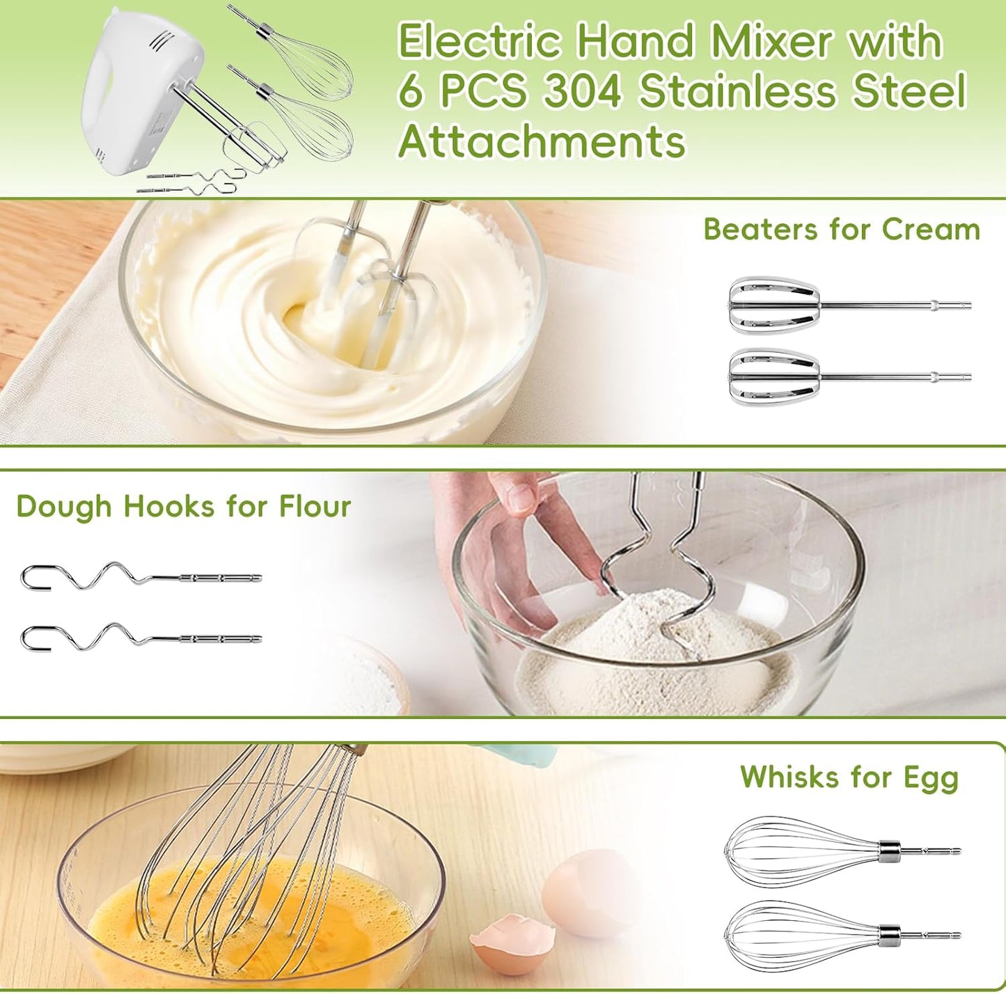 Mixing Bowls Set, 25PCS Stainless Steel Mixing Bowl with Lid Set, Large Nesting Bowls 7, 4.5, 3,2, 1.5QT, Measuring Cups and Spoons Baking Utensils Metal Bowl for Kitchen Prep