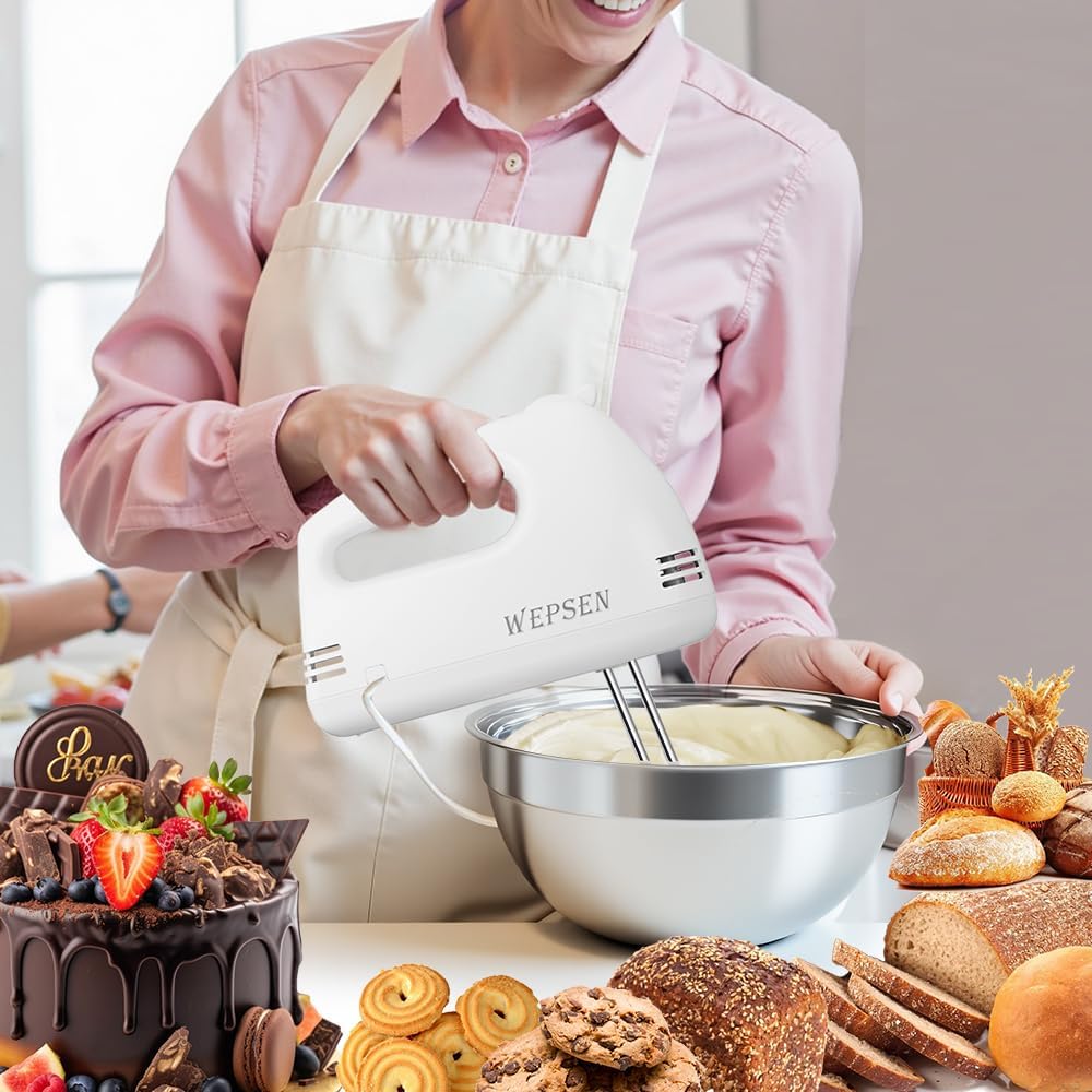 Mixing Bowls Set, 25PCS Stainless Steel Mixing Bowl with Lid Set, Large Nesting Bowls 7, 4.5, 3,2, 1.5QT, Measuring Cups and Spoons Baking Utensils Metal Bowl for Kitchen Prep