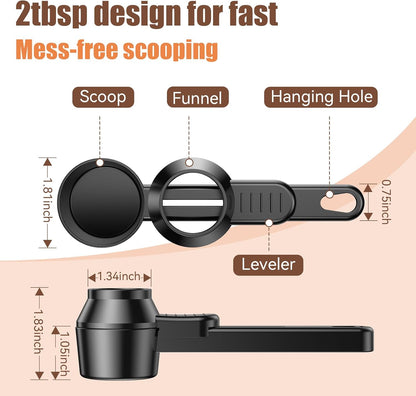 Coffee Scoop for Reusable K Cup: Funnel Easy Filling Coffee Pods