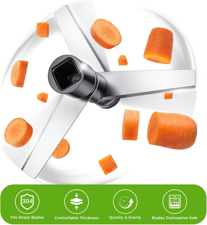 Manual Food Processor Large Vegetable Chopper, 1000ML Pull String Chopper Garlic Mincer Onion Cutter for Veggies,Salad,Fruits, Nuts, BPA Free, Black
