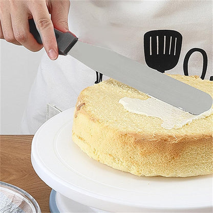 Straight Icing Spatula, 10-Inch Blade, 14.5-Inch Overall, Silver
