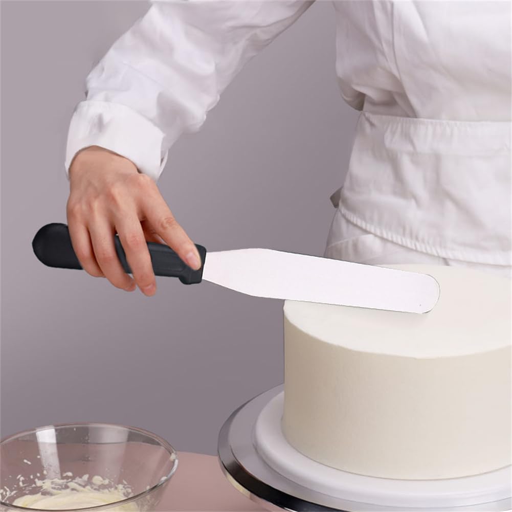 Straight Icing Spatula, 10-Inch Blade, 14.5-Inch Overall, Silver