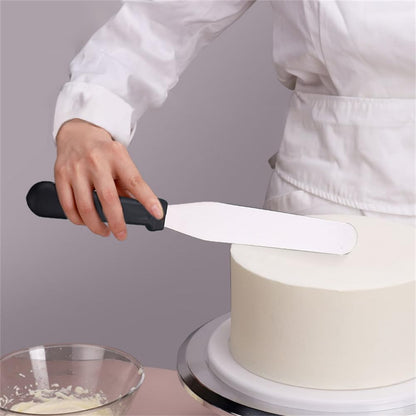 Straight Icing Spatula, 10-Inch Blade, 14.5-Inch Overall, Silver